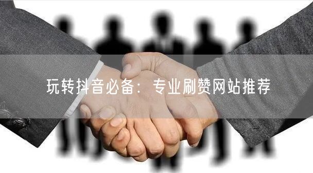 玩转抖音必备：专业刷赞网站推荐