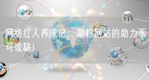 网络红人养成记：刷粉网站的助力不可或缺！
