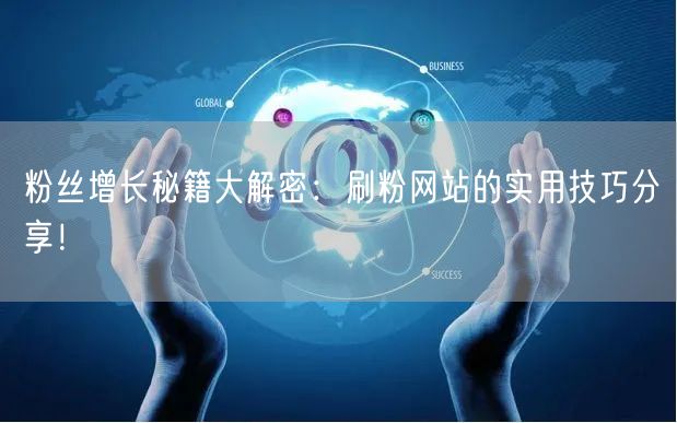 粉丝增长秘籍大解密：刷粉网站的实用技巧分享！