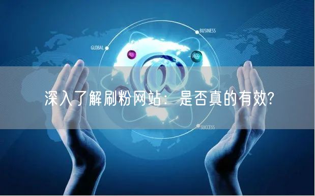 深入了解刷粉网站：是否真的有效?