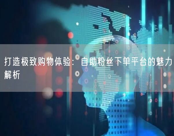 打造极致购物体验：自助粉丝下单平台的魅力解析