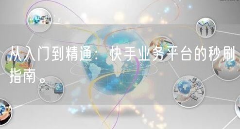 从入门到精通：快手业务平台的秒刷指南。