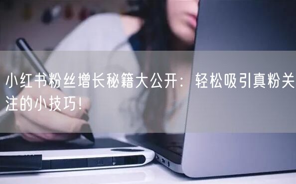 小红书粉丝增长秘籍大公开：轻松吸引真粉关注的小技巧！