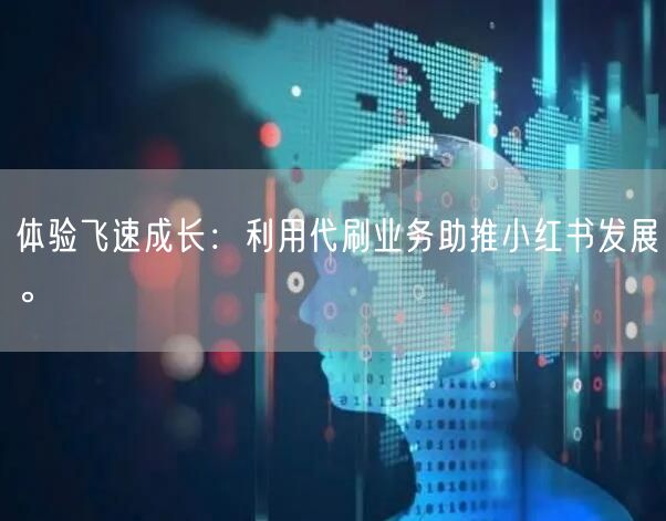 体验飞速成长：利用代刷业务助推小红书发展。