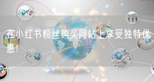 在小红书粉丝购买网站上享受独特优惠！