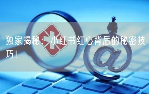 独家揭秘：小红书红心背后的秘密技巧！