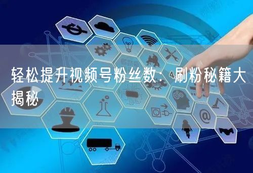 轻松提升视频号粉丝数：刷粉秘籍大揭秘
