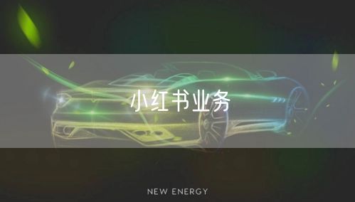 小红书业务