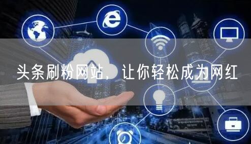 头条刷粉网站，让你轻松成为网红