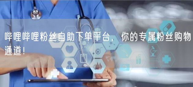 哔哩哔哩粉丝自助下单平台，你的专属粉丝购物通道！