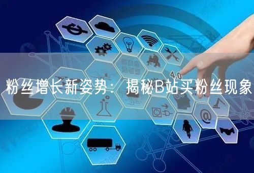 粉丝增长新姿势：揭秘B站买粉丝现象