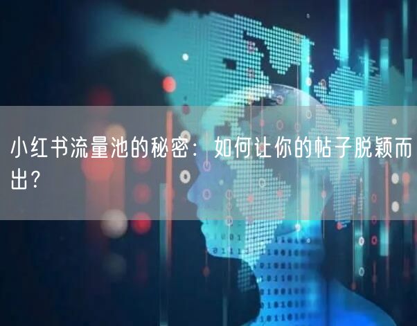 小红书流量池的秘密：如何让你的帖子脱颖而出？