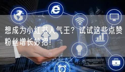 想成为小红书人气王？试试这些点赞粉丝增长妙招！