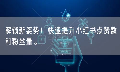 解锁新姿势！快速提升小红书点赞数和粉丝量。