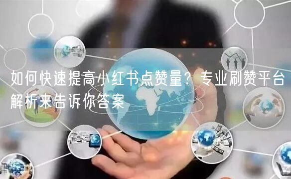 如何快速提高小红书点赞量？专业刷赞平台解析来告诉你答案