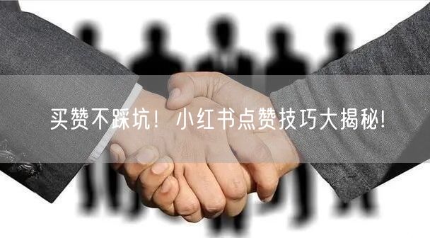 买赞不踩坑！小红书点赞技巧大揭秘!