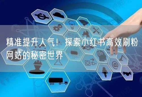 精准提升人气！探索小红书高效刷粉网站的秘密世界