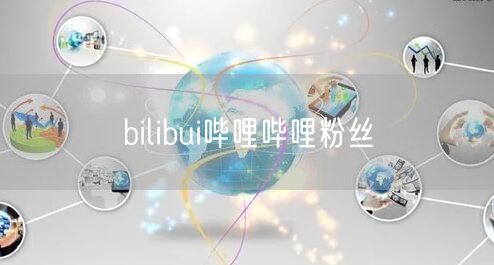 bilibui哔哩哔哩粉丝