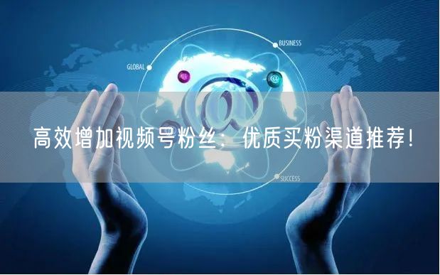高效增加视频号粉丝：优质买粉渠道推荐！