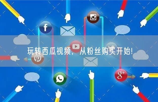 玩转西瓜视频，从粉丝购买开始!