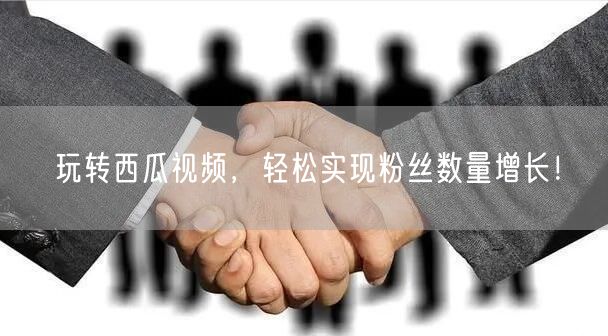 玩转西瓜视频，轻松实现粉丝数量增长！