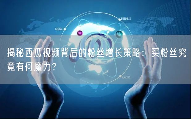 揭秘西瓜视频背后的粉丝增长策略：买粉丝究竟有何魔力？
