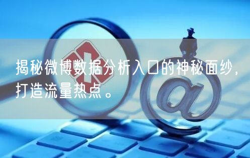 揭秘微博数据分析入口的神秘面纱，打造流量热点。