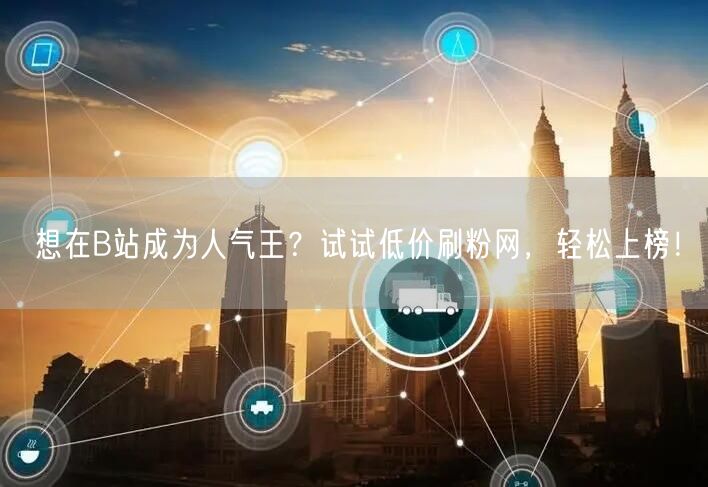 想在B站成为人气王？试试低价刷粉网，轻松上榜！