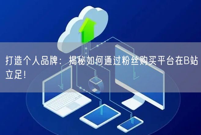 打造个人品牌：揭秘如何通过粉丝购买平台在B站立足！