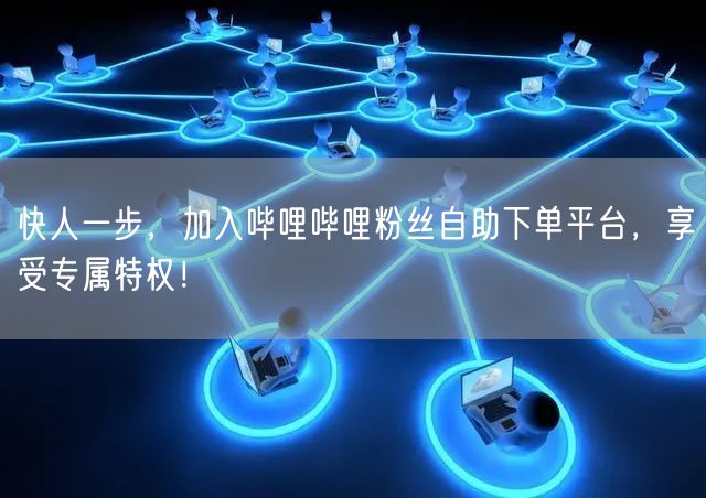 快人一步，加入哔哩哔哩粉丝自助下单平台，享受专属特权！