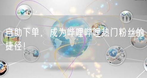 自助下单，成为哔哩哔哩热门粉丝的捷径！