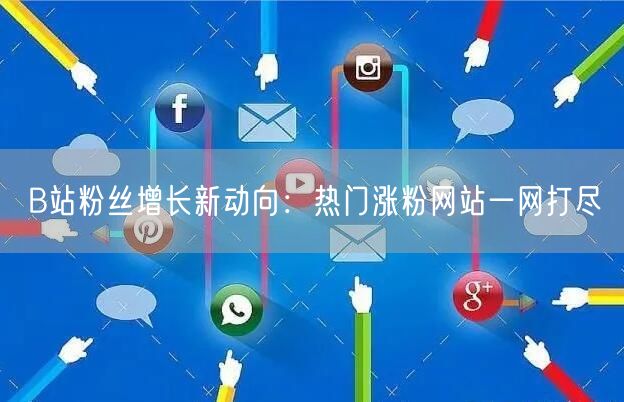 B站粉丝增长新动向：热门涨粉网站一网打尽