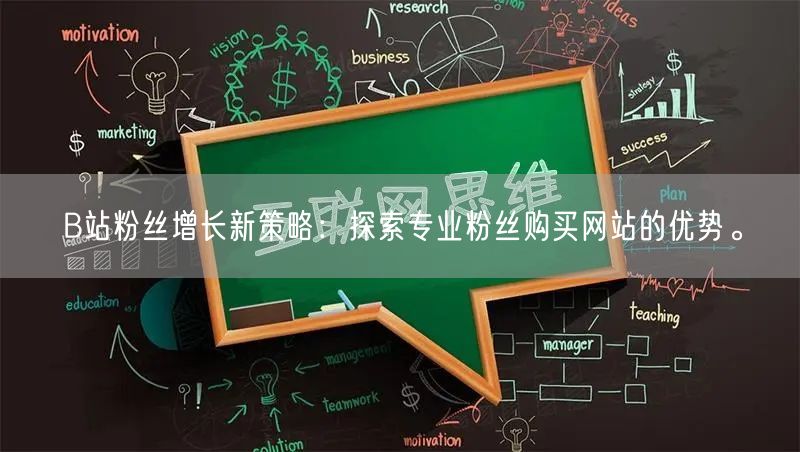 B站粉丝增长新策略：探索专业粉丝购买网站的优势。