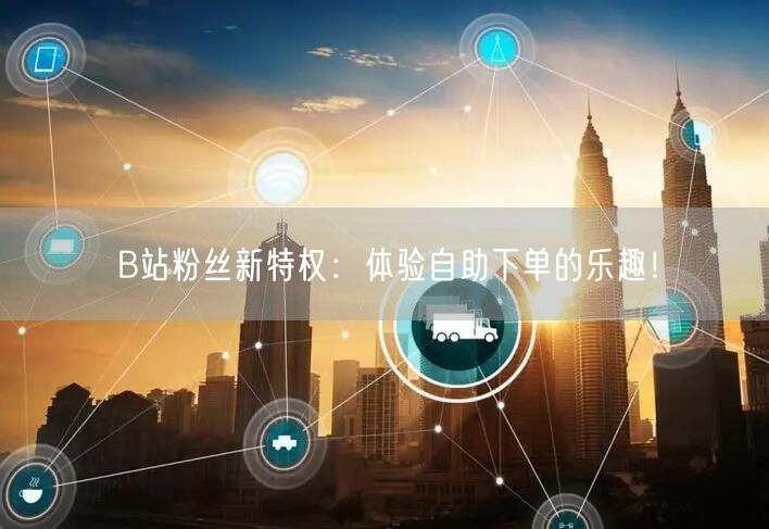 B站粉丝新特权：体验自助下单的乐趣！