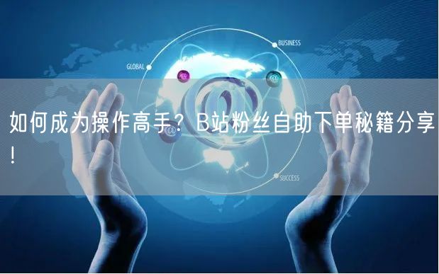 如何成为操作高手？B站粉丝自助下单秘籍分享！