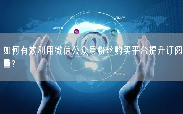 如何有效利用微信公众号粉丝购买平台提升订阅量?