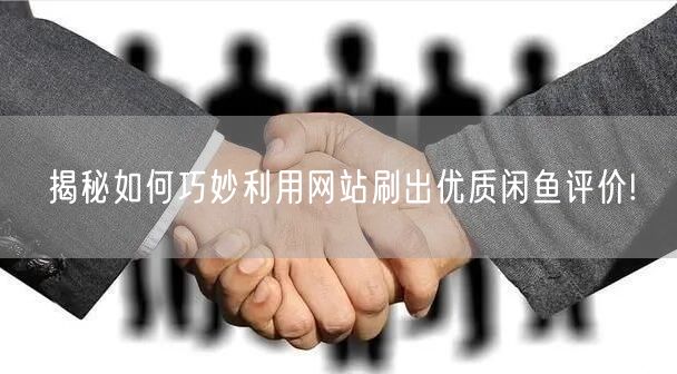 揭秘如何巧妙利用网站刷出优质闲鱼评价!