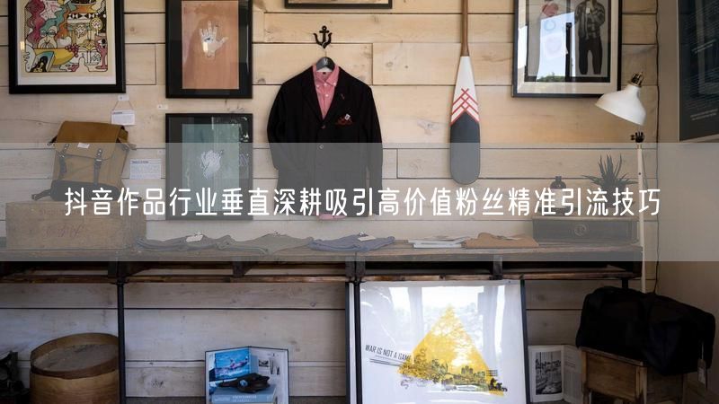 抖音作品行业垂直深耕吸引高价值粉丝精准引流技巧