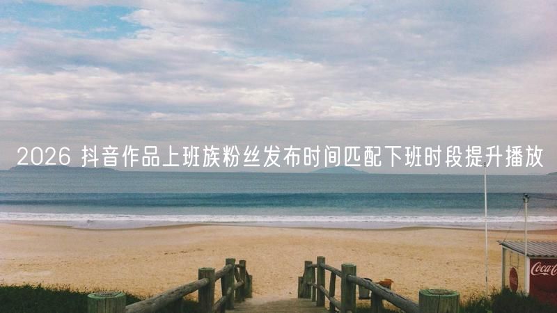 2026 抖音作品上班族粉丝发布时间匹配下班时段提升播放