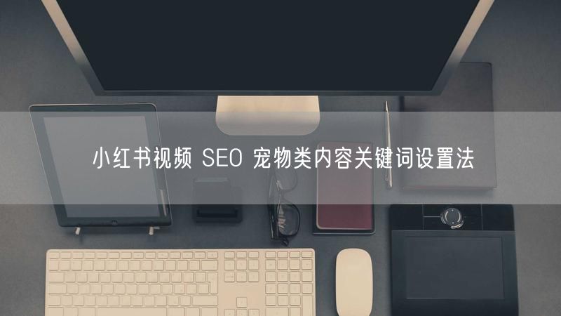 小红书视频 SEO 宠物类内容关键词设置法
